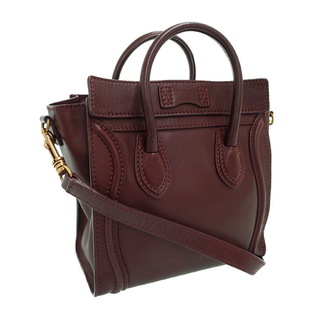 Celine Shopper Bag Leather Luggage Shoulder